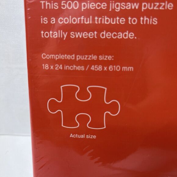 90s Icons Jigsaw Puzzle TuPac, Gameboy, Britney 500 Piece Jigsaw Puzzle SEALED - Picture 9 of 11